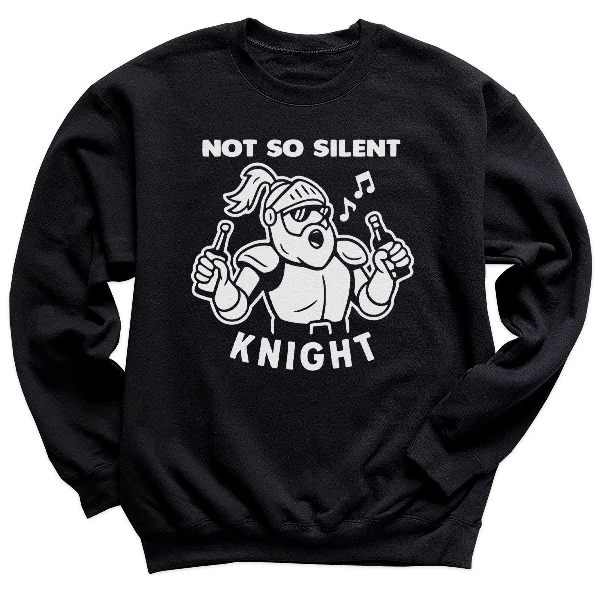 Not So Silent Knight - Christmas Jumper Sweatshirt - Adult & Kids - All Sizes