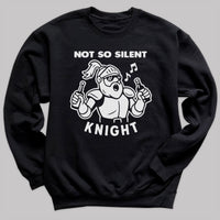 Not So Silent Knight - Christmas Jumper Sweatshirt - Adult & Kids - All Sizes
