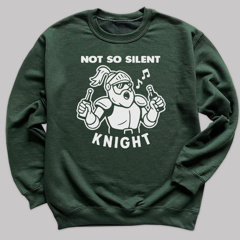 Not So Silent Knight - Christmas Jumper Sweatshirt - Adult & Kids - All Sizes