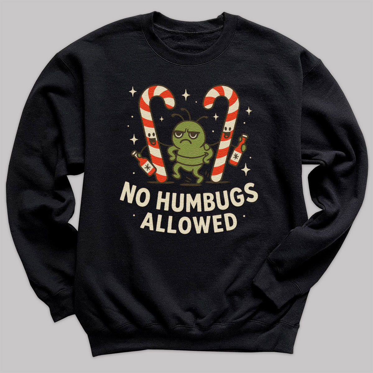 No Humbugs Allowed - Christmas Jumper Sweatshirt - Adult & Kids - All Sizes