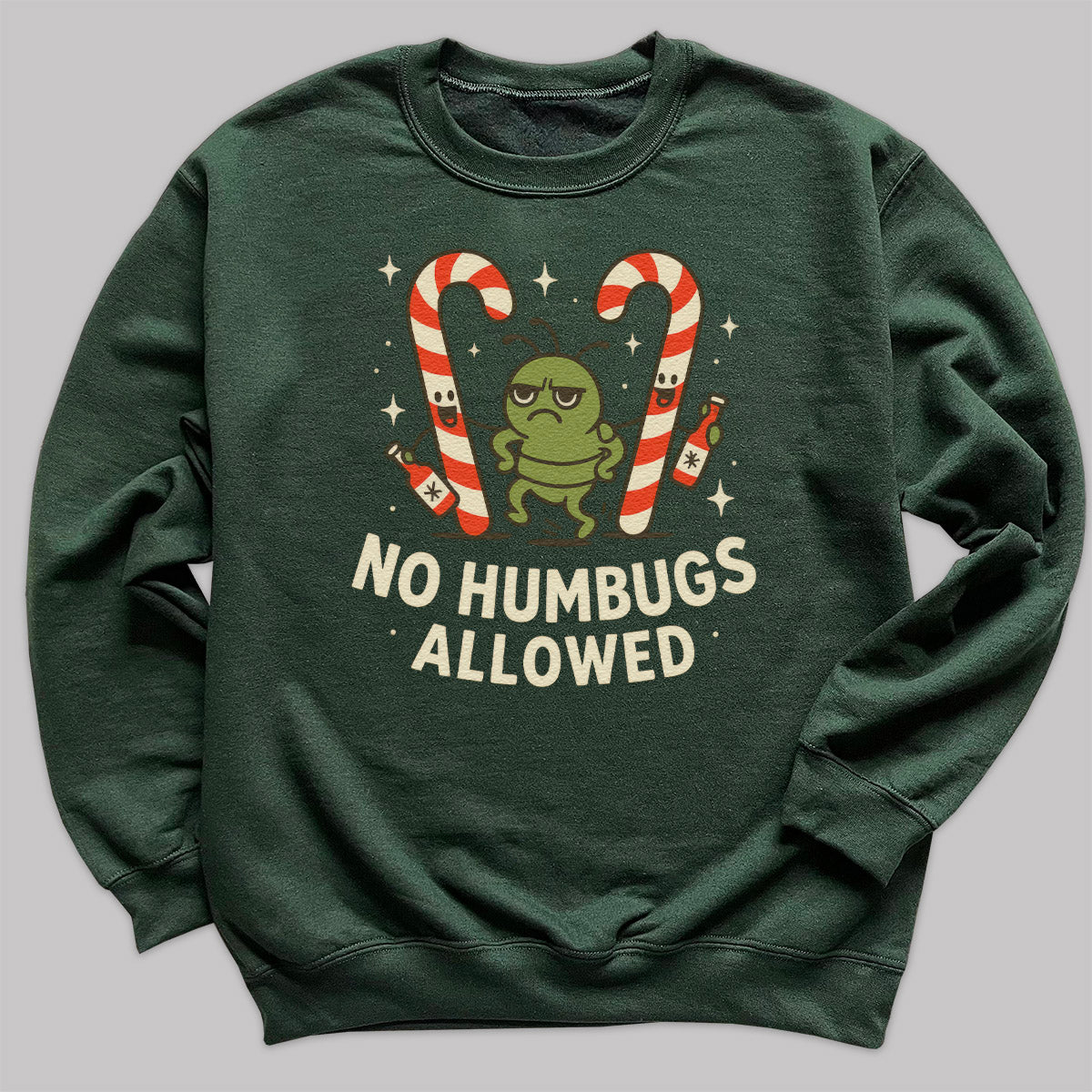No Humbugs Allowed - Christmas Jumper Sweatshirt - Adult & Kids - All Sizes