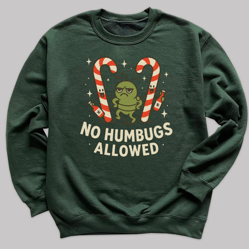 No Humbugs Allowed - Christmas Jumper Sweatshirt - Adult & Kids - All Sizes