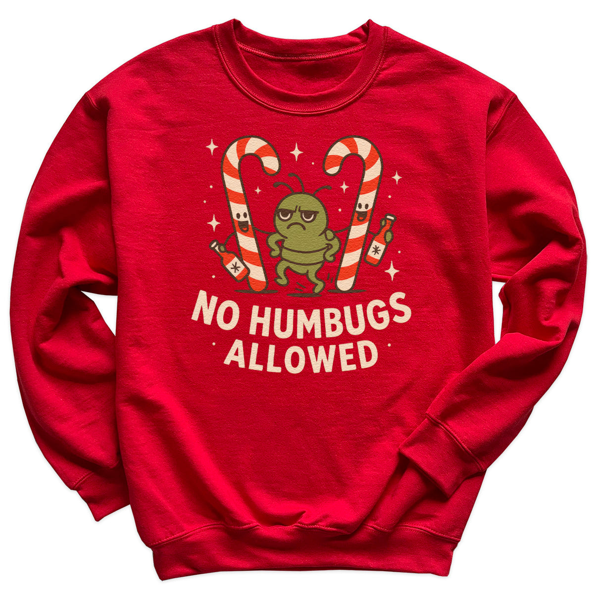 No Humbugs Allowed - Christmas Jumper Sweatshirt - Adult & Kids - All Sizes