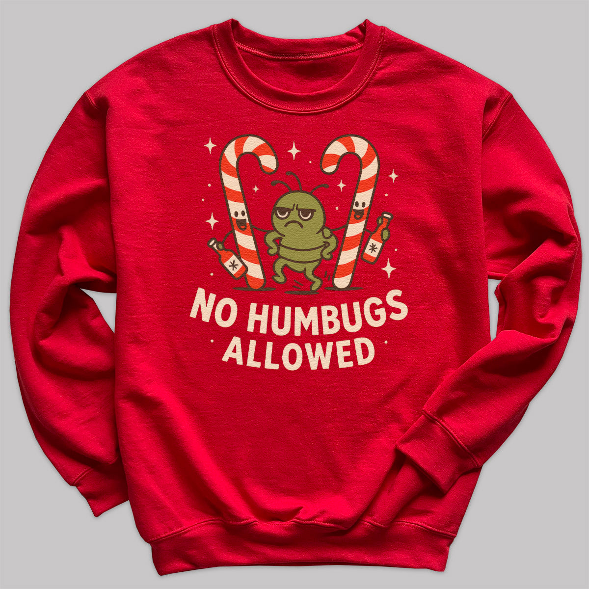 No Humbugs Allowed - Christmas Jumper Sweatshirt - Adult & Kids - All Sizes