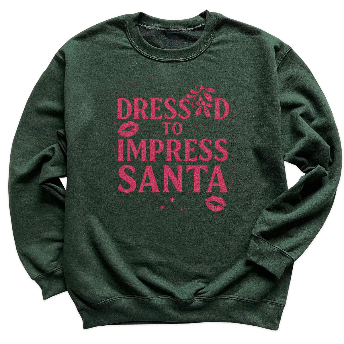 Dressed To Impress Santa - Christmas Jumper Sweatshirt - All Sizes