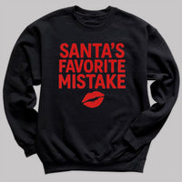 Santa Favorite Mistake - Christmas Jumper Sweatshirt - All Sizes