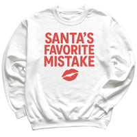 Santa Favorite Mistake - Christmas Jumper Sweatshirt - All Sizes