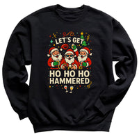 Ho Ho Hammered - Christmas Jumper Sweatshirt - Adult & Kids - All Sizes