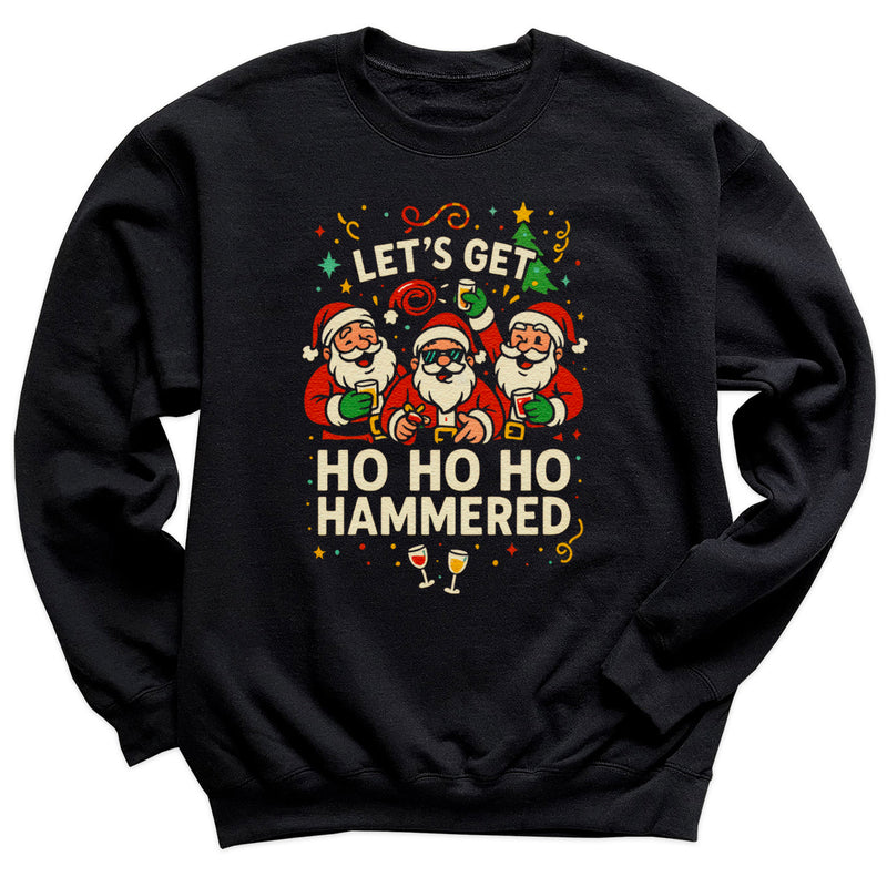 Ho Ho Hammered - Christmas Jumper Sweatshirt - Adult & Kids - All Sizes