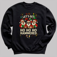 Ho Ho Hammered - Christmas Jumper Sweatshirt - Adult & Kids - All Sizes