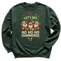 Ho Ho Hammered - Christmas Jumper Sweatshirt - Adult & Kids - All Sizes