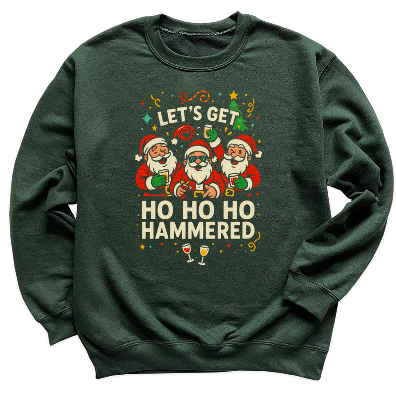 Ho Ho Hammered - Christmas Jumper Sweatshirt - Adult & Kids - All Sizes