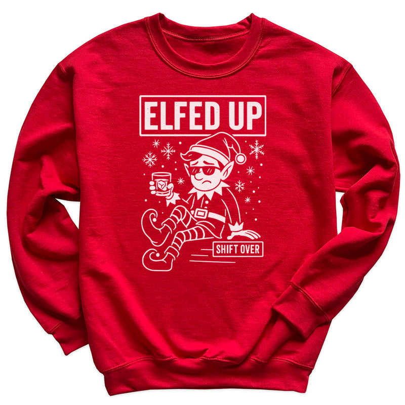 Elfed Up - Christmas Jumper Sweatshirt - All Sizes