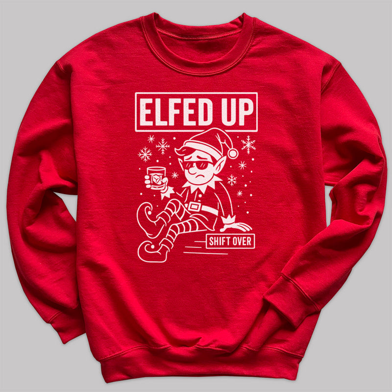 Elfed Up - Christmas Jumper Sweatshirt - All Sizes