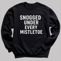 Snogged Under Every Mistletoe - Christmas Jumper Sweatshirt - All Sizes