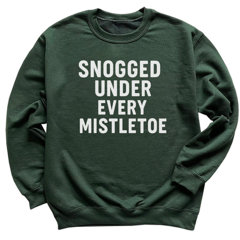 Snogged Under Every Mistletoe - Christmas Jumper Sweatshirt - All Sizes
