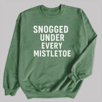Snogged Under Every Mistletoe - Christmas Jumper Sweatshirt - All Sizes