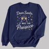 Dear Santa It Was The Prosecco - Christmas Jumper Sweatshirt - Adult & Kids - All Sizes