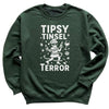 Tipsy Tinsel Terror - Christmas Jumper Sweatshirt - Adult & Kids - All Sizes