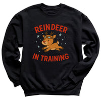 Reindeer In Training - Christmas Jumper Sweatshirt - Adult & Kids - All Sizes
