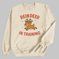 Reindeer In Training - Christmas Jumper Sweatshirt - Adult & Kids - All Sizes