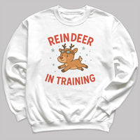 Reindeer In Training - Christmas Jumper Sweatshirt - Adult & Kids - All Sizes
