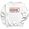 Christmas Please Wait - Christmas Jumper Sweatshirt - Adult & Kids - All Sizes