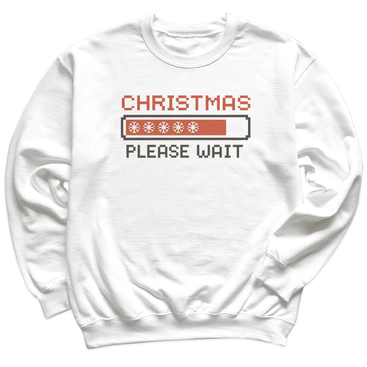 Christmas Please Wait - Christmas Jumper Sweatshirt - Adult & Kids - All Sizes