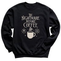 The Nightmare Before Coffee - Christmas Jumper Sweatshirt - All Sizes