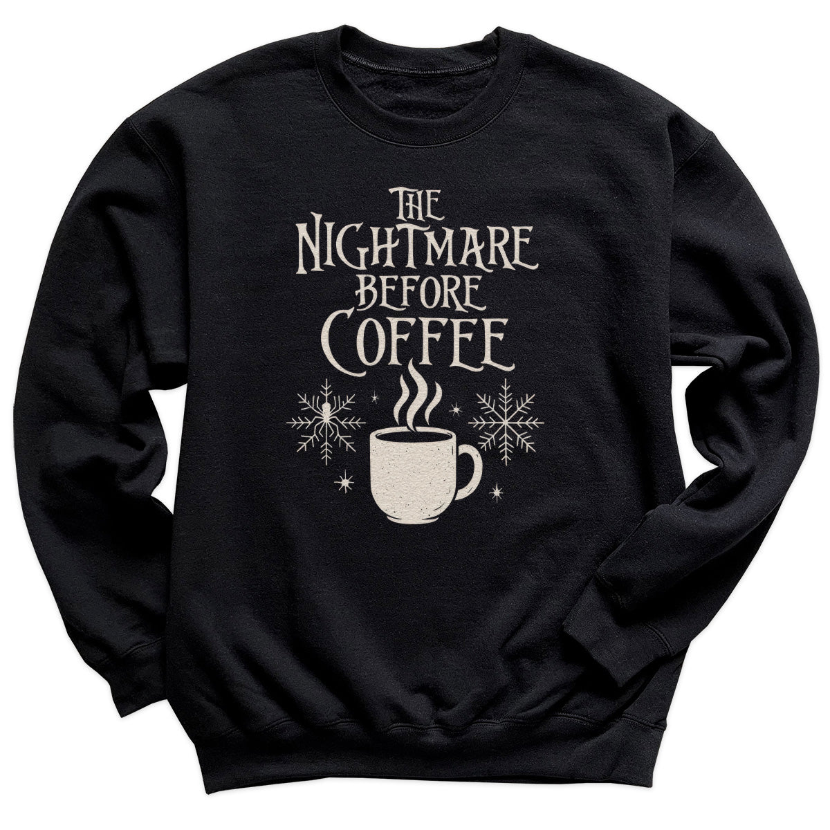 The Nightmare Before Coffee - Christmas Jumper Sweatshirt - All Sizes