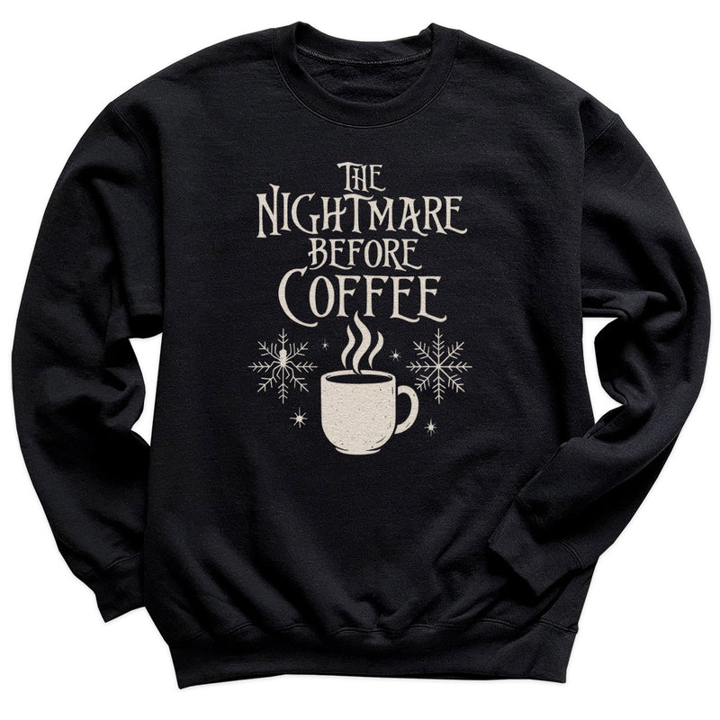 The Nightmare Before Coffee - Christmas Jumper Sweatshirt - All Sizes
