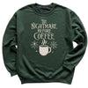 The Nightmare Before Coffee - Christmas Jumper Sweatshirt - All Sizes
