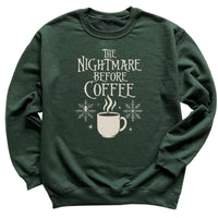 The Nightmare Before Coffee - Christmas Jumper Sweatshirt - All Sizes