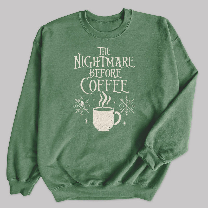 The Nightmare Before Coffee - Christmas Jumper Sweatshirt - All Sizes
