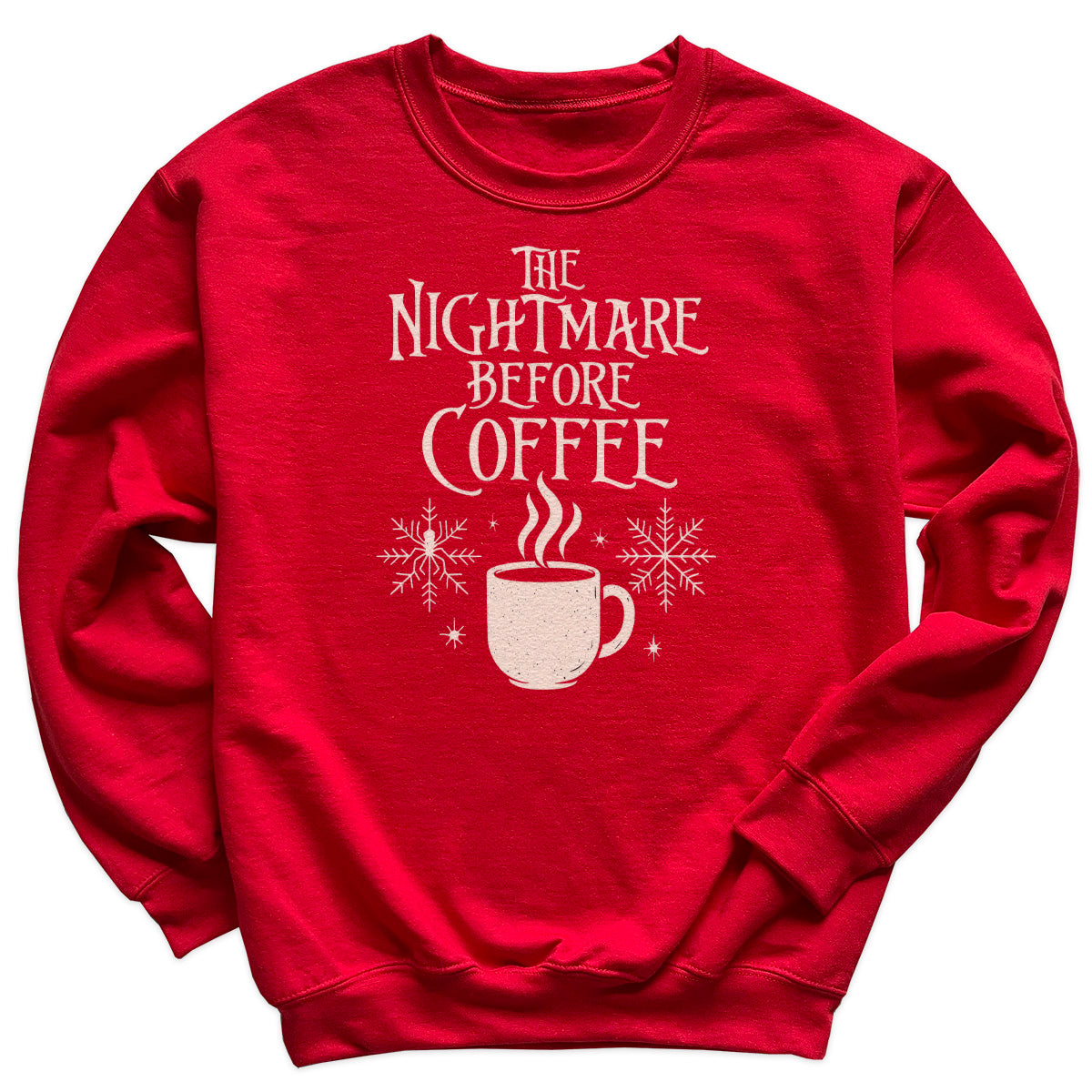 The Nightmare Before Coffee - Christmas Jumper Sweatshirt - All Sizes