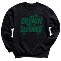 The Grinch Who Sleighed - Christmas Jumper Sweatshirt - Adult & Kids - All Sizes