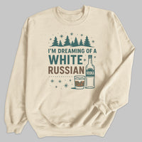 I'm Dreaming OF A White Russian - Christmas Jumper Sweatshirt - Adult & Kids - All Sizes