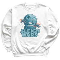 Sleigh Wars - Christmas Jumper Sweatshirt - Adult & Kids - All Sizes