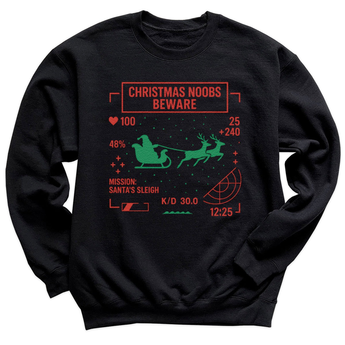 Christmas Noobs Beware - Christmas Jumper Sweatshirt - Adult & Kids - All Sizes