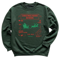 Christmas Noobs Beware - Christmas Jumper Sweatshirt - Adult & Kids - All Sizes