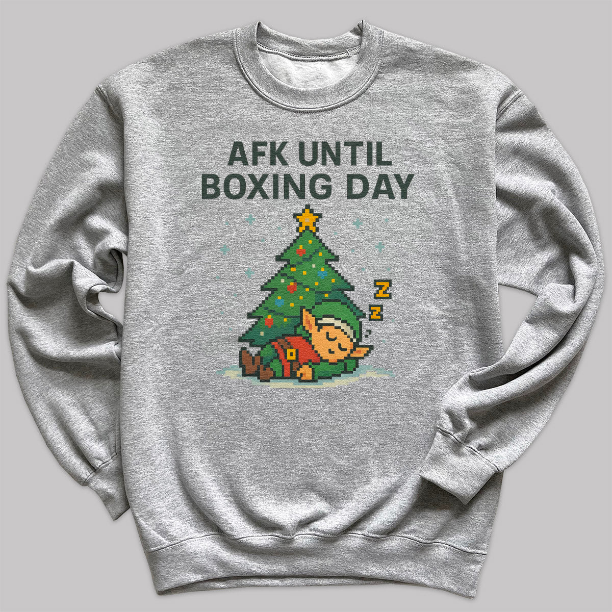 AFK Until Boxing Day - Christmas Jumper Sweatshirt - Adult & Kids - All Sizes