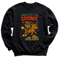Jingle All The Zooms - Christmas Jumper Sweatshirt - All Sizes