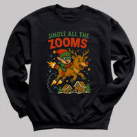 Jingle All The Zooms - Christmas Jumper Sweatshirt - All Sizes