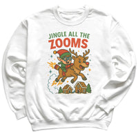 Jingle All The Zooms - Christmas Jumper Sweatshirt - All Sizes