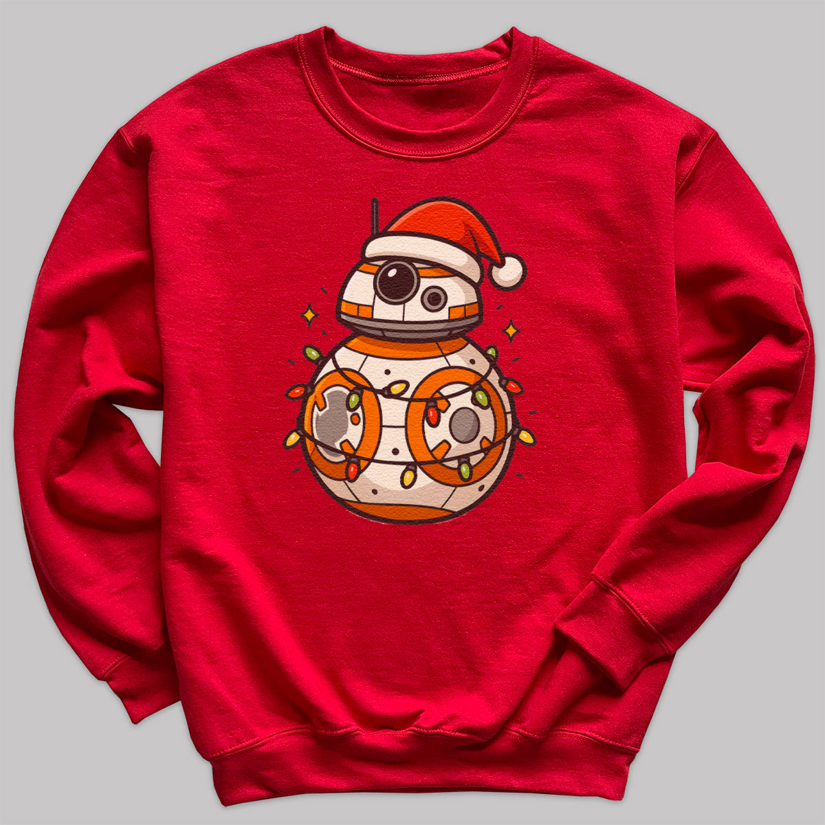 Christmas Droid - Christmas Jumper Sweatshirt - Adult & Kids - All Sizes