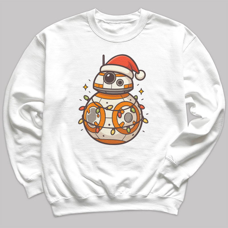 Christmas Droid - Christmas Jumper Sweatshirt - Adult & Kids - All Sizes