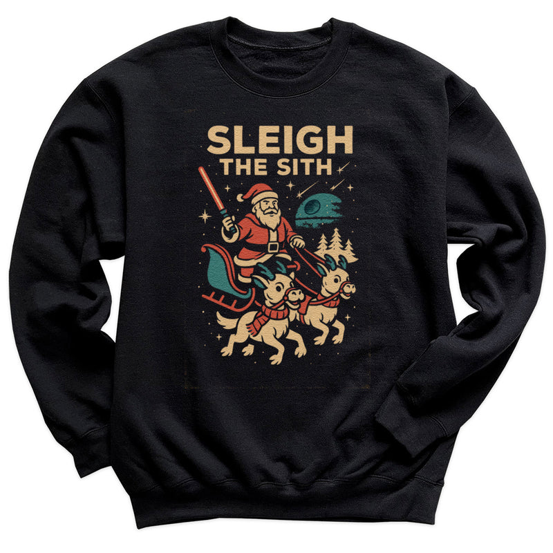 Sleigh The Sith - Christmas Jumper Sweatshirt - Adult & Kids - All Sizes