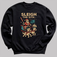 Sleigh The Sith - Christmas Jumper Sweatshirt - Adult & Kids - All Sizes
