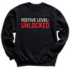 Festive Level Unlocked - Christmas Jumper Sweatshirt - Adult & Kids - All Sizes