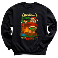 Chestnuts Roasting On A Open Fire - Christmas Jumper Sweatshirt - All Sizes